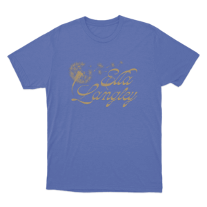Ella Langley Dandelion Unisex T Shirt Blue