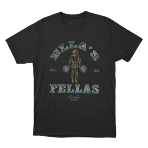 Ellas Fellas Unisex T Shirt Black