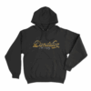 Golden Dandelion Unisex Hoodie Black