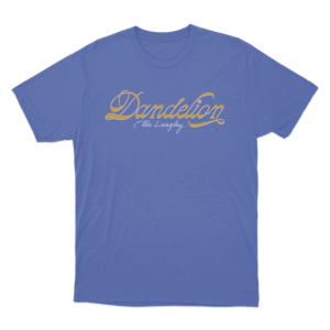 Golden Dandelion Unisex T Shirt Blue